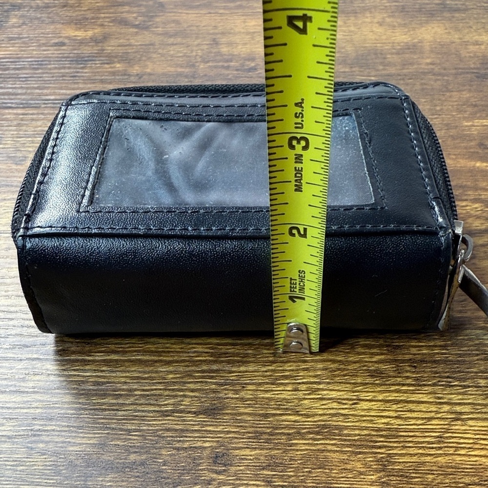Black Wallet & Accessory Pouch - Picture 4 of 9